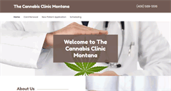 Desktop Screenshot of cannabisclinicmontana.com
